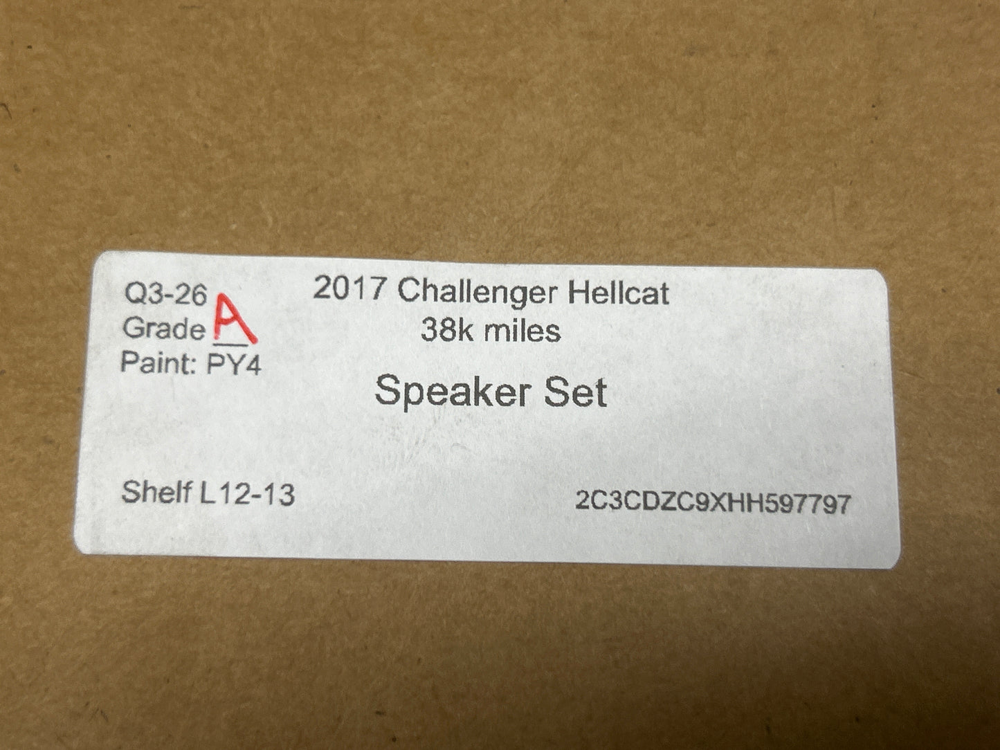 2015-2023 Mopar Dodge Challenger Harman Kardon Speaker Set of 6 05091042AC OEM