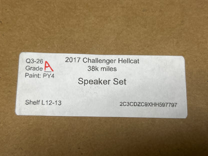 2015-2023 Mopar Dodge Challenger Harman Kardon Speaker Set of 6 05091042AC OEM