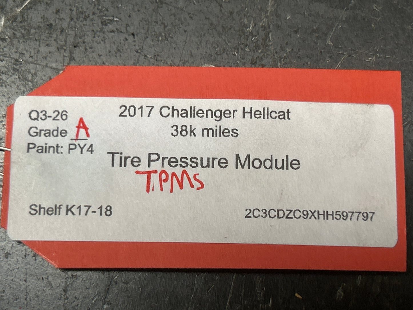 14-21 Jeep Dodge Challenger Durango Chrysler Tire Pressure Module 68219831AF