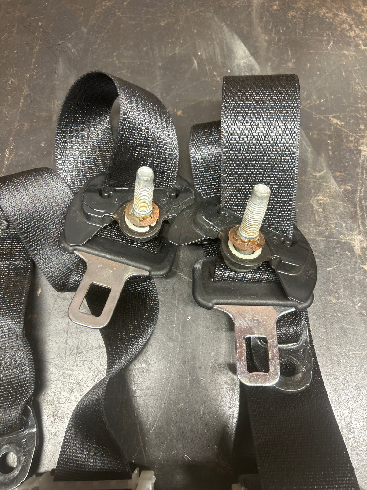 2015-2019 DODGE CHALLENGER FRONT & REAR LEFT & RIGHT OEM SEAT BELT SET OEM