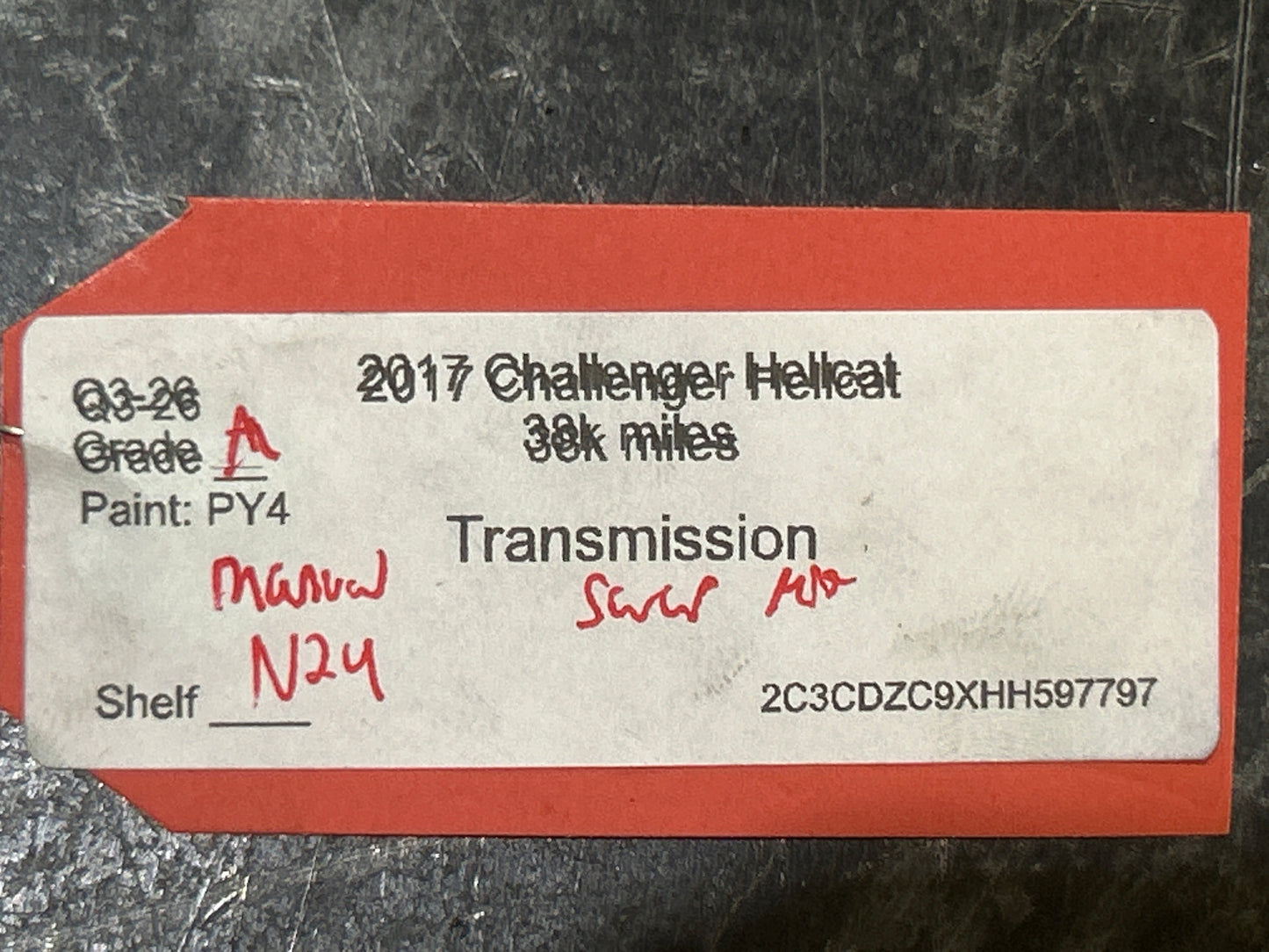 Challenger 6.2L SRT Hellcat Tremec TR6060 6 Speed Manual Transmission Swap Kit