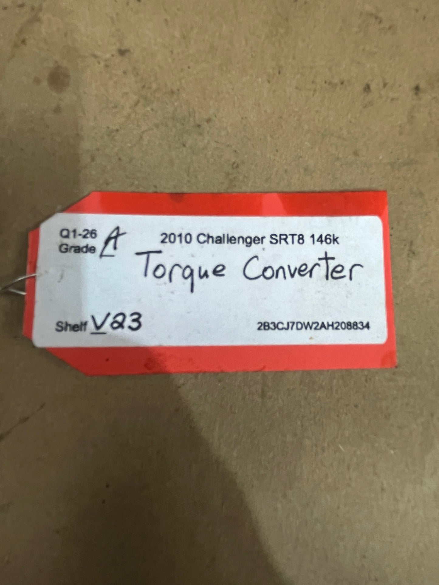 05-20 Dodge Challenger SRT8 Nag1 W5A580 Automatic Transmission Torque Converter