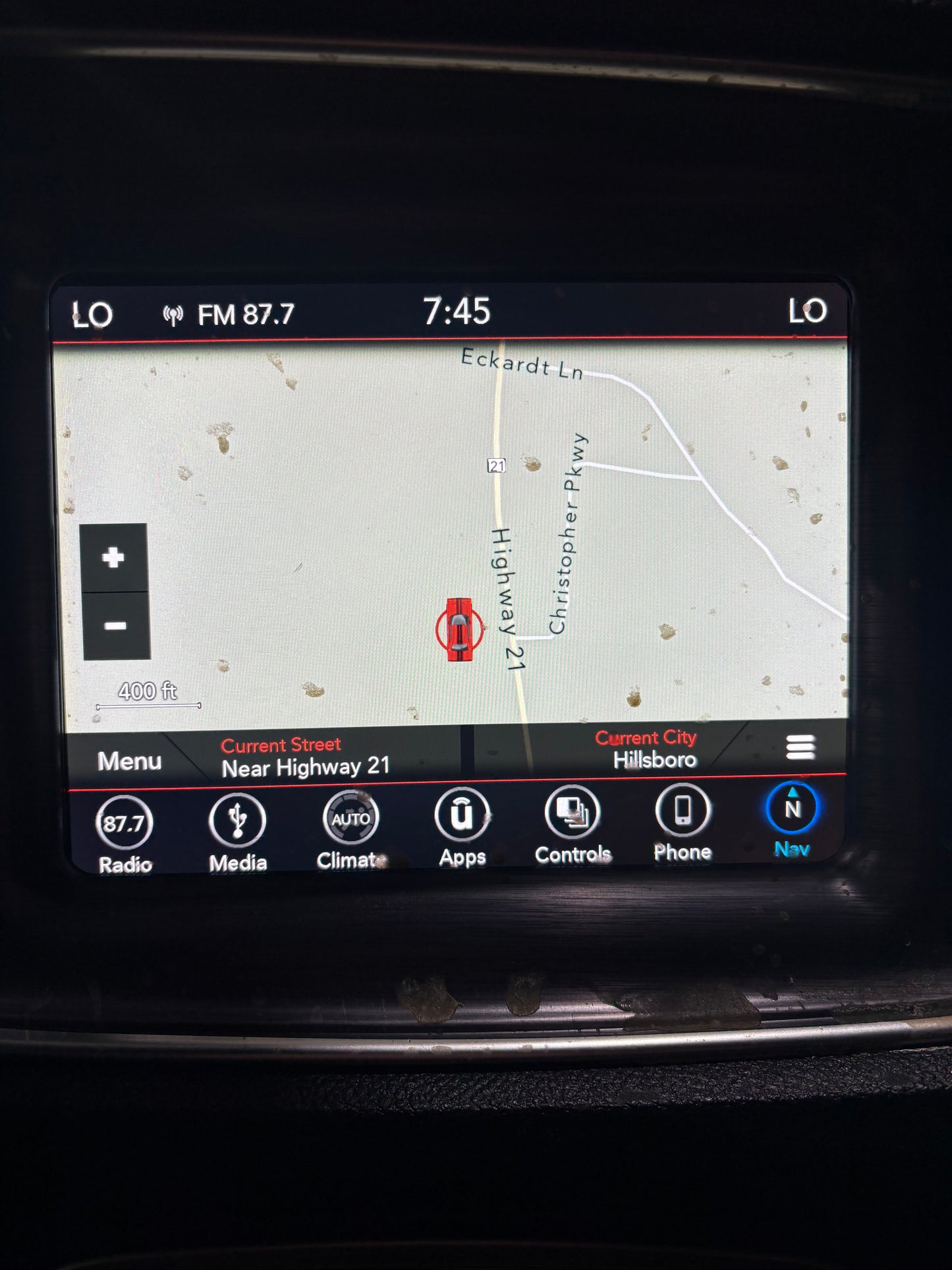 OEM 2017 - 2019 CHALLENGER CHARGER 300 NAVIGATION TOUCH SCREEN 68396531AC