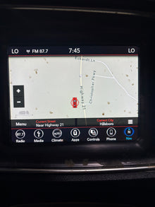 OEM 2017 - 2019 CHALLENGER CHARGER 300 NAVIGATION TOUCH SCREEN 68396531AC
