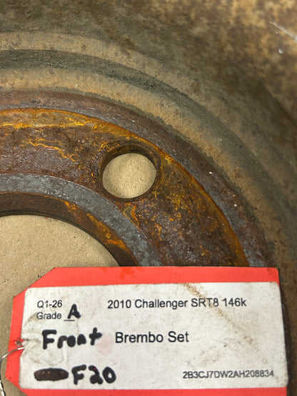 2005-2020 Dodge Charger Challenger 300 SRT8 Front Brembo Brake Disc Rotor Single