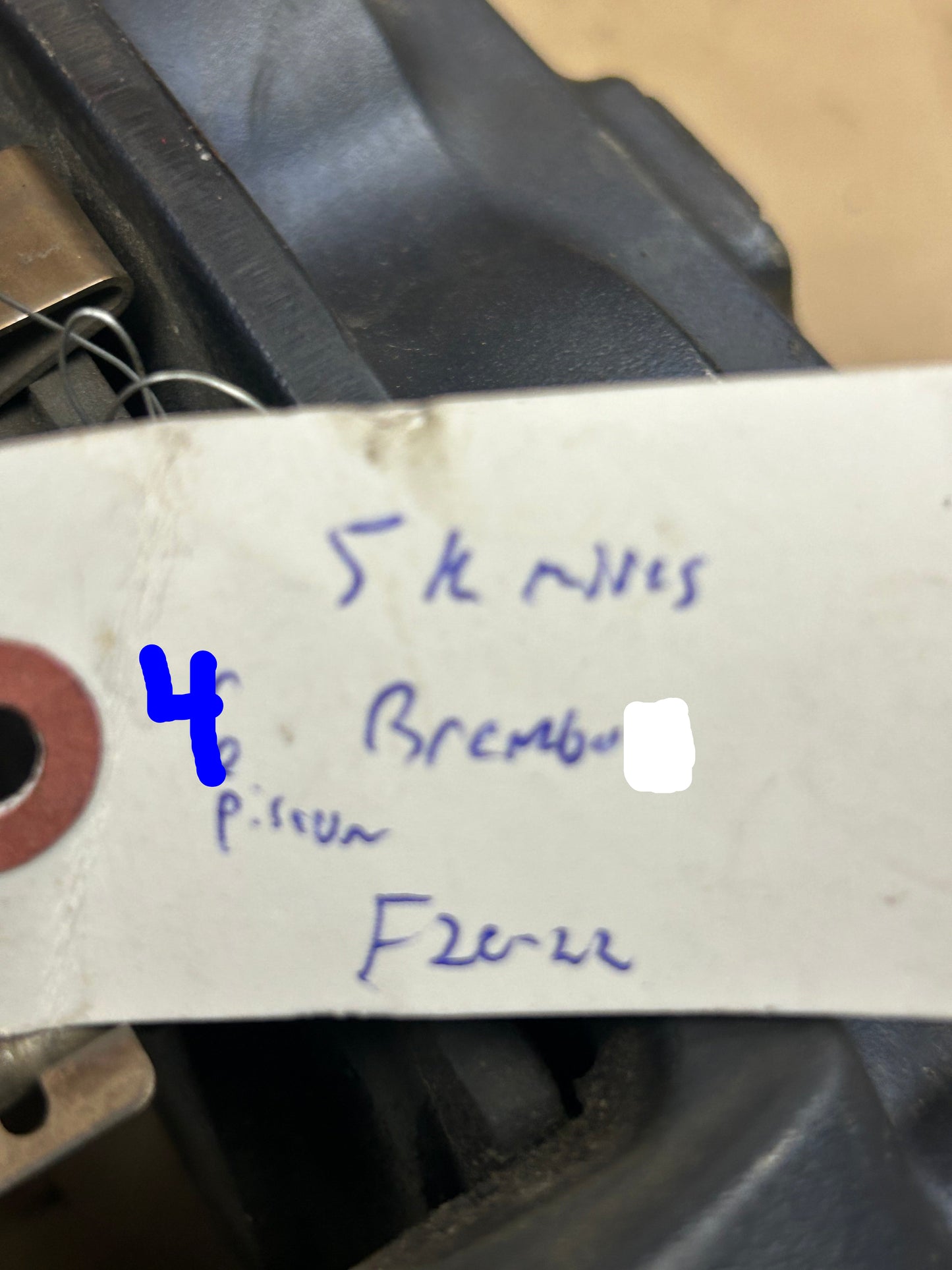 15-23 Dodge Charger Challenger LH Bigger Brembo Brake Front 4 Piston Caliper OEM