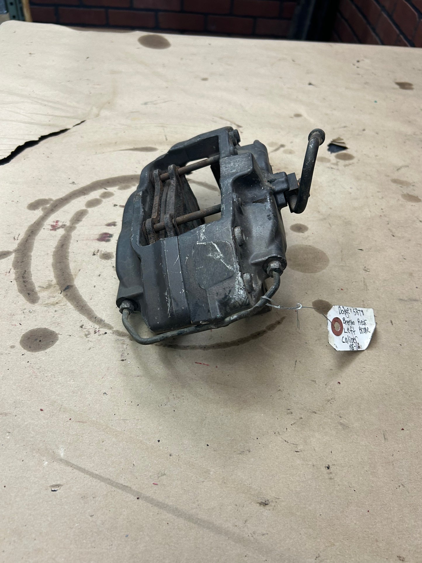 06-20 CHALLENGER CHARGER SRT8 REAR DRIVER LH BREMBO BRAKE CALIPER