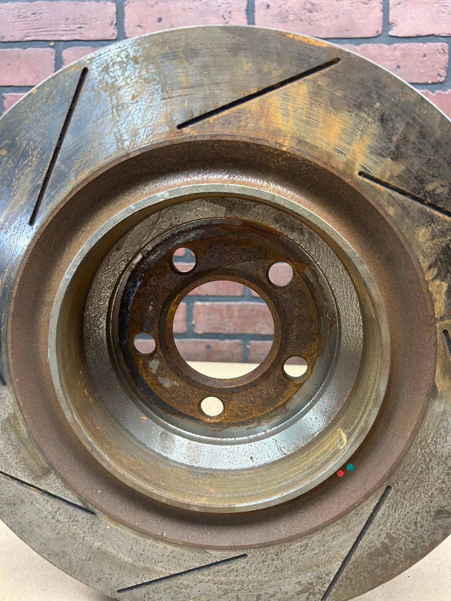 2008-2020 Mopar Challenger Charger 300 Rear Slotted Brake Rotor 5290538AE OEM