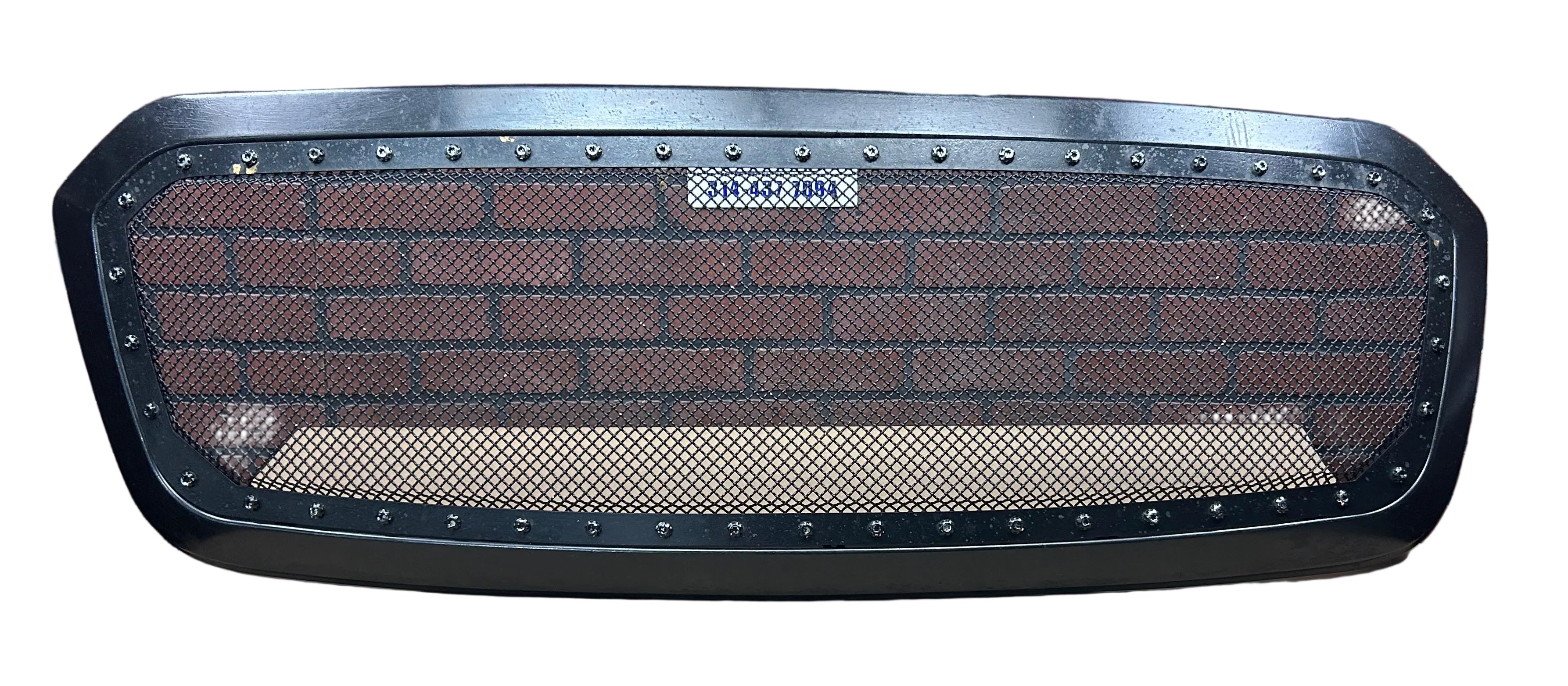 2015 Dodge Ram 1500 Front Bumper Black Mesh Rivet Grill Grille Assembly