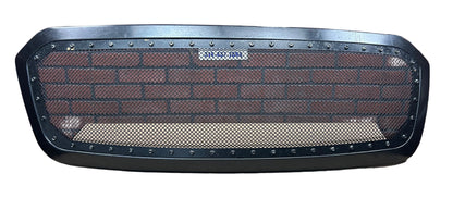 2015 Dodge Ram 1500 Front Bumper Black Mesh Rivet Grill Grille Assembly