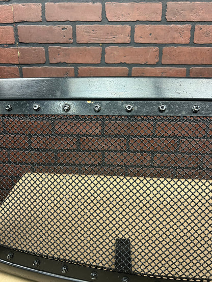 2015 Dodge Ram 1500 Front Bumper Black Mesh Rivet Grill Grille Assembly