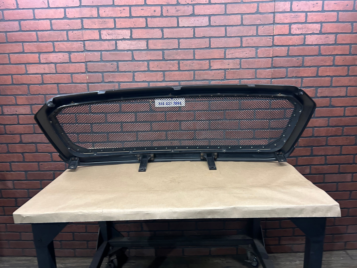 2015 Dodge Ram 1500 Front Bumper Black Mesh Rivet Grill Grille Assembly