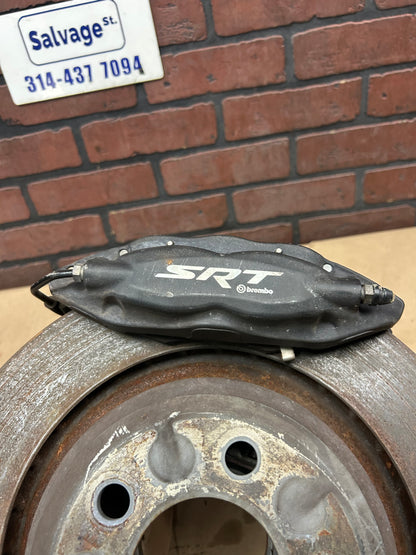 15-23 Dodge Charger Challenger Scat Pack Left Rear Spindle Knuckle Rotor Brake