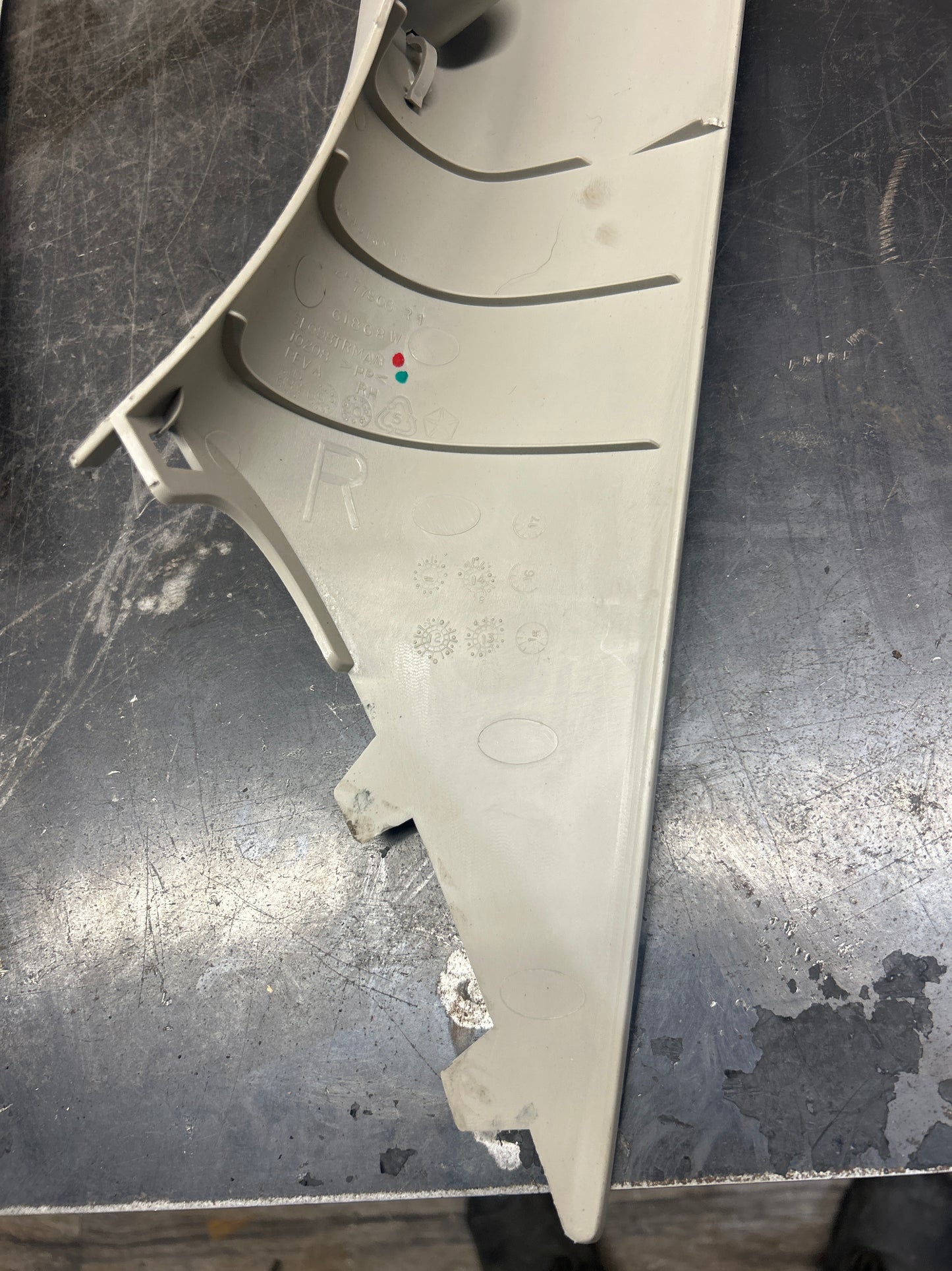 2009-2018 Dodge Ram 1500 2500 3500 LH/RH A Pillar Laramie Grab Handle Trim OEM