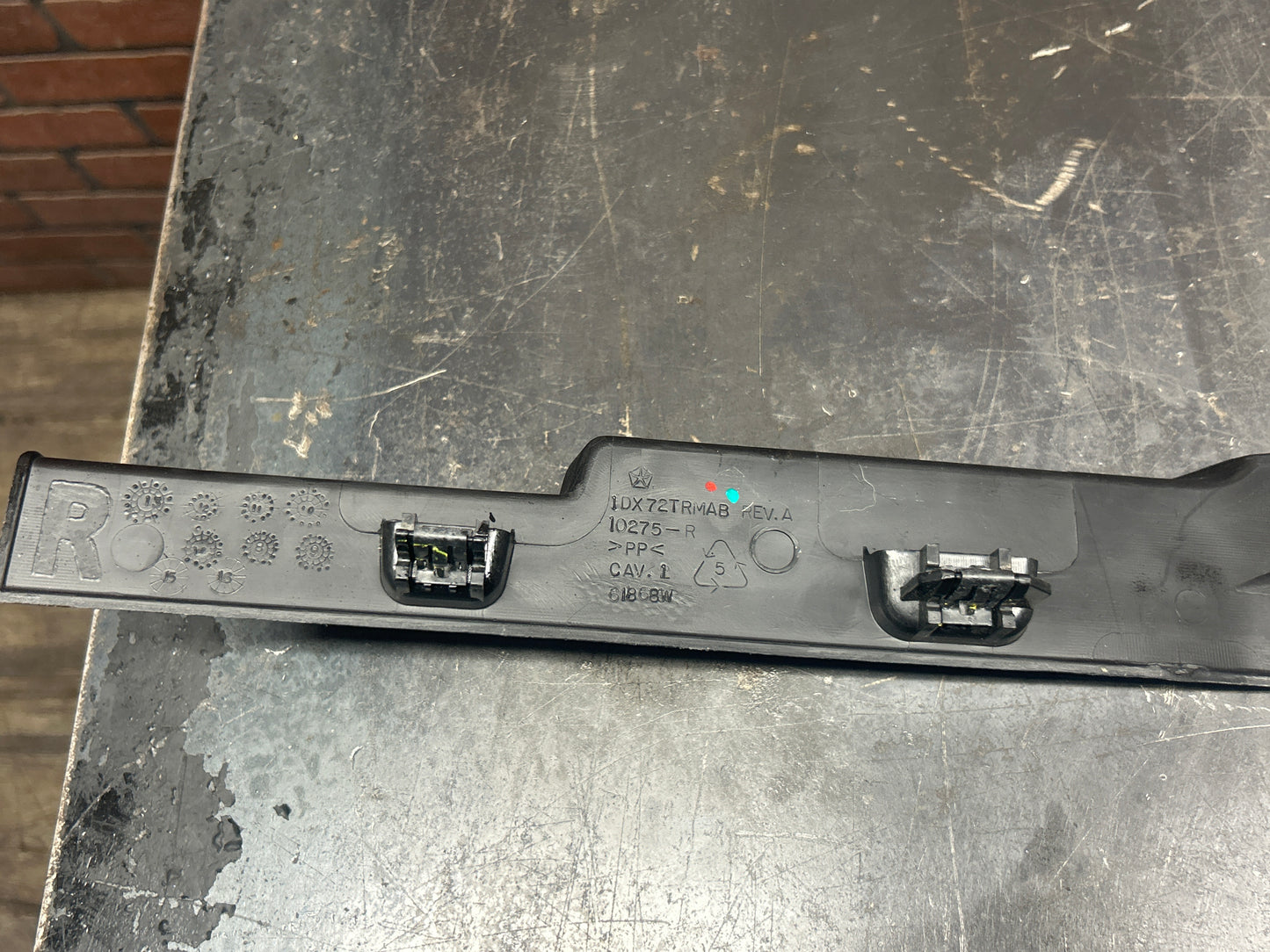 2013-2018 DODGE RAM 1500 2500 3500 DOOR SILL SCUFF PLATES TRIM COVER 4 SET OEM