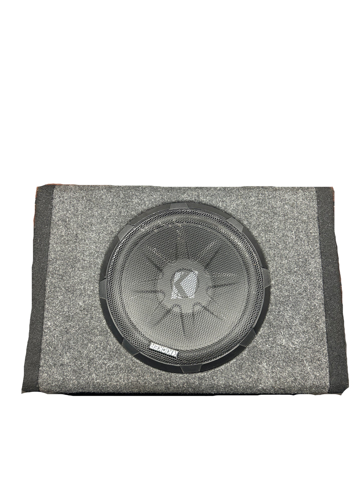 KICKER Bass Station 10in Enclosed Audio Subwoofer Built in 100Watt AMP 11PT250