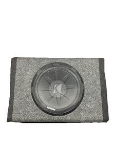 KICKER Bass Station 10in Enclosed Audio Subwoofer Built in 100Watt AMP 11PT250