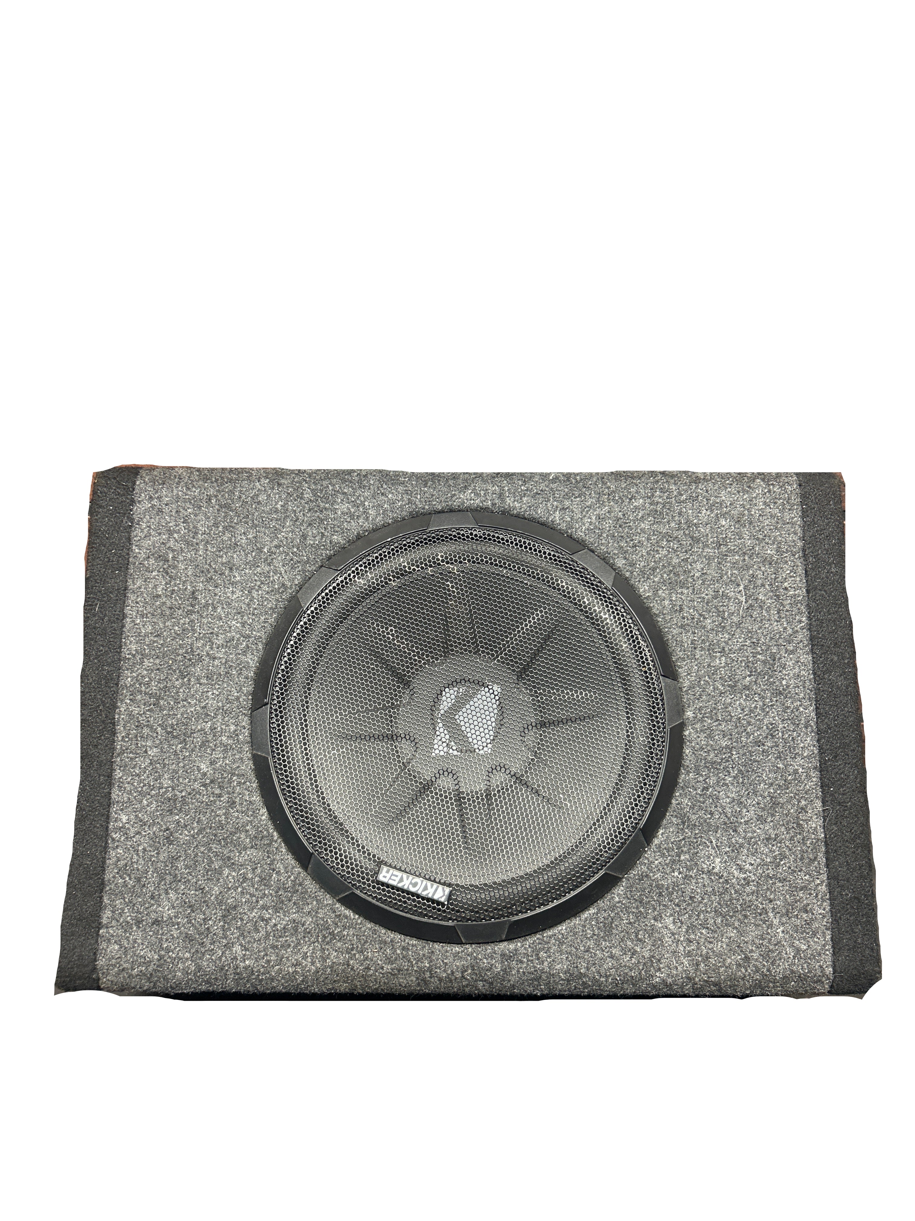 KICKER Bass Station 10in Enclosed Audio Subwoofer Built in 100Watt AMP 11PT250