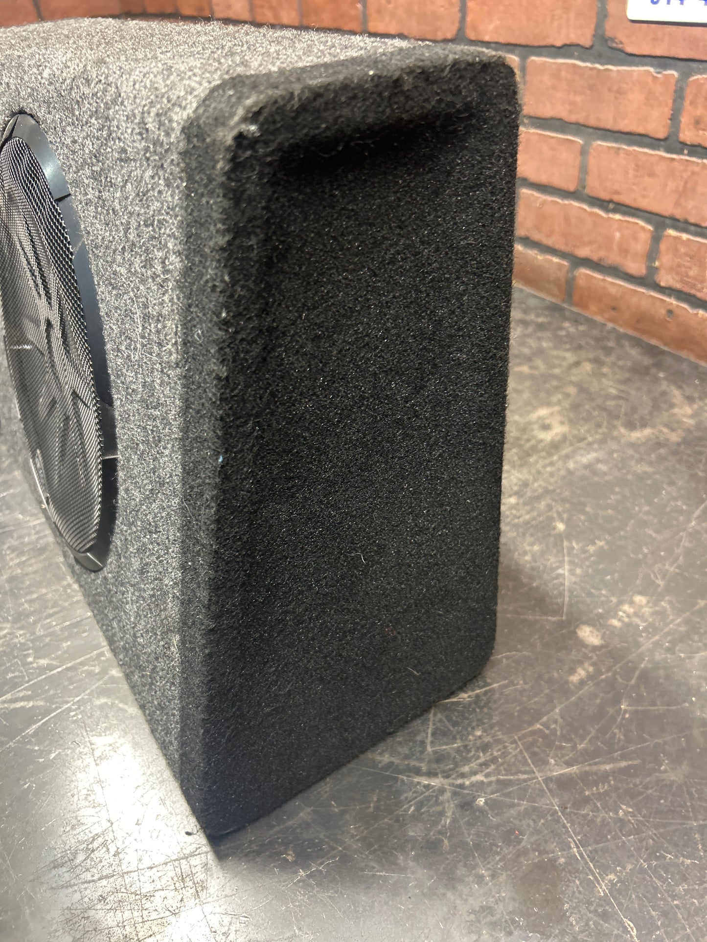 KICKER Bass Station 10in Enclosed Audio Subwoofer Built in 100Watt AMP 11PT250