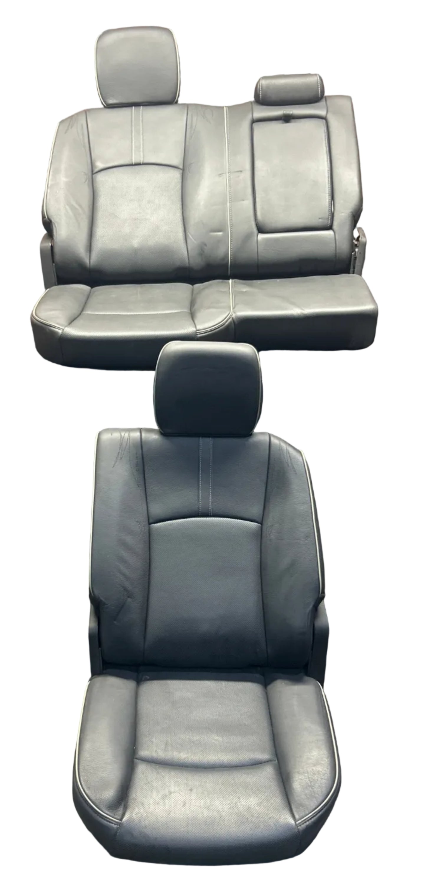 2013-2018 Ram 1500 Laramie Limited Rear Back Seat Set Tan Stitching OEM