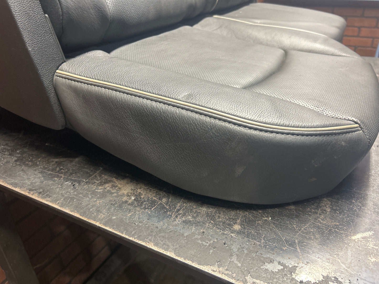 2013-2018 Ram 1500 Laramie Limited Rear Back Seat Set Tan Stitching OEM