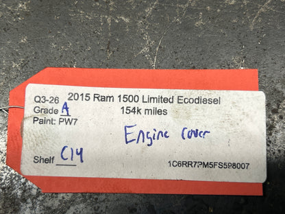 2014-2019 DODGE RAM 1500 3.0 TURBO DIESEL ENGINE MOTOR COVER 04627866AB