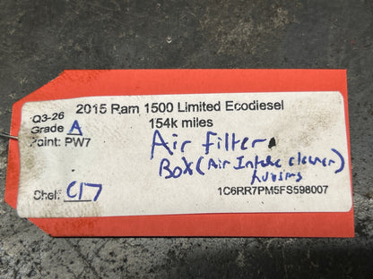 2014-2018 Dodge Ram Eco Diesel 1500 Air Intake Box Filter Cleaner Box OEM 3.0L