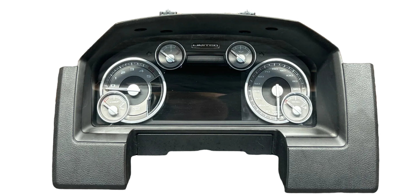 2015 Dodge Ram 1500 3.0L Ecodiesel DIESEL Gauge Cluster and Bezel Cover OEM