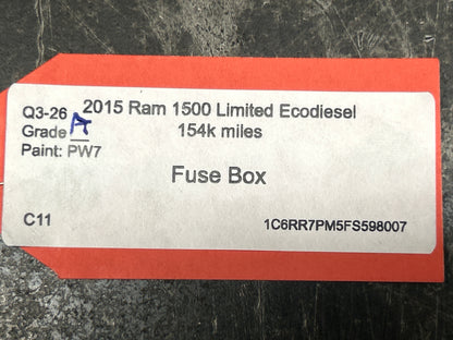 2015-2022 Dodge RAM 1500 Engine Fuse Box Assembly Module TIPM P68243259AB OEM