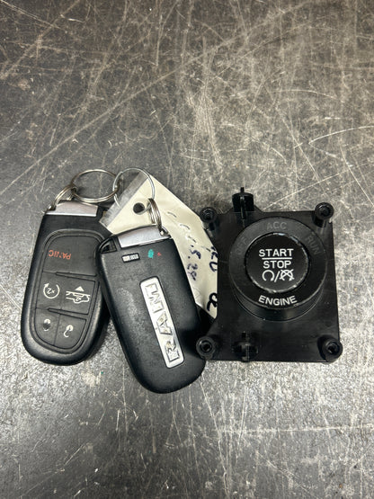 2013-2024 RAM 1500 2500 3500 OEM Ignition Switch With Two Keys 1UW38DX9AC