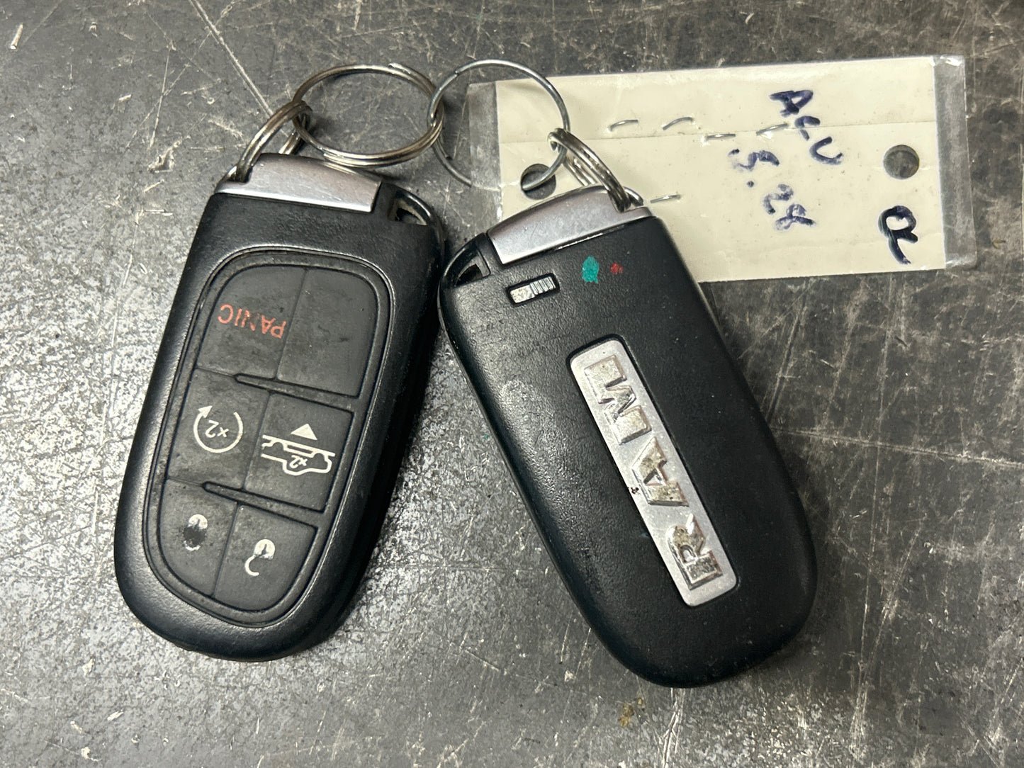 2013-2024 RAM 1500 2500 3500 OEM Ignition Switch With Two Keys 1UW38DX9AC