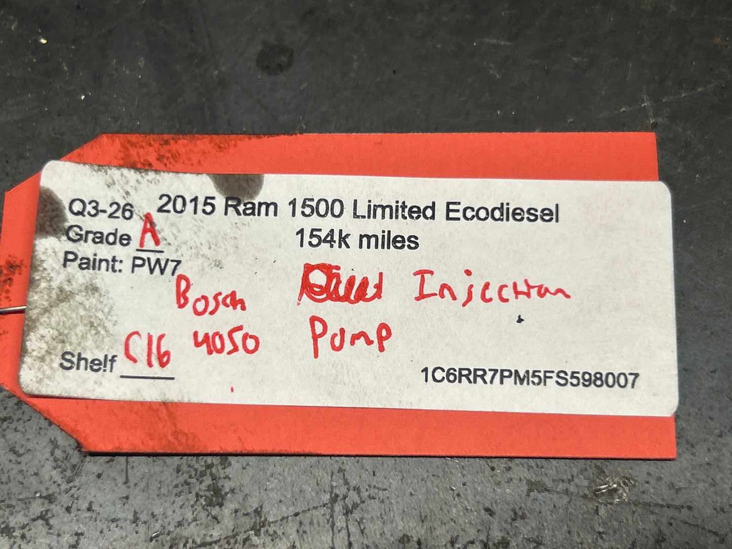 2014-2019 Ram EcoDiesel 3.0L Bosch OEM Fuel Injection Pump 68211269A
