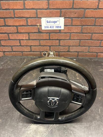 2013-2024 Ram 1500-3500 Laramie Steering Column Assembly/Steering Wheel OEM