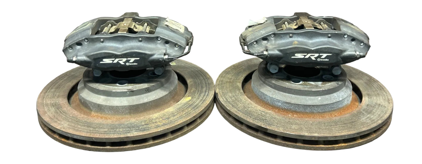 12-23 Charger/Challenger/300 Scat Pack SRT Rear Brembo Brake calipers & Rotors