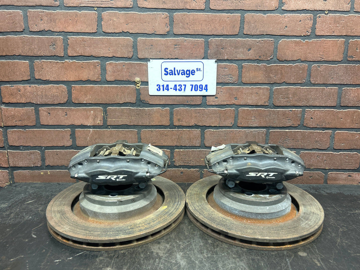 12-23 Charger/Challenger/300 Scat Pack SRT Rear Brembo Brake calipers & Rotors