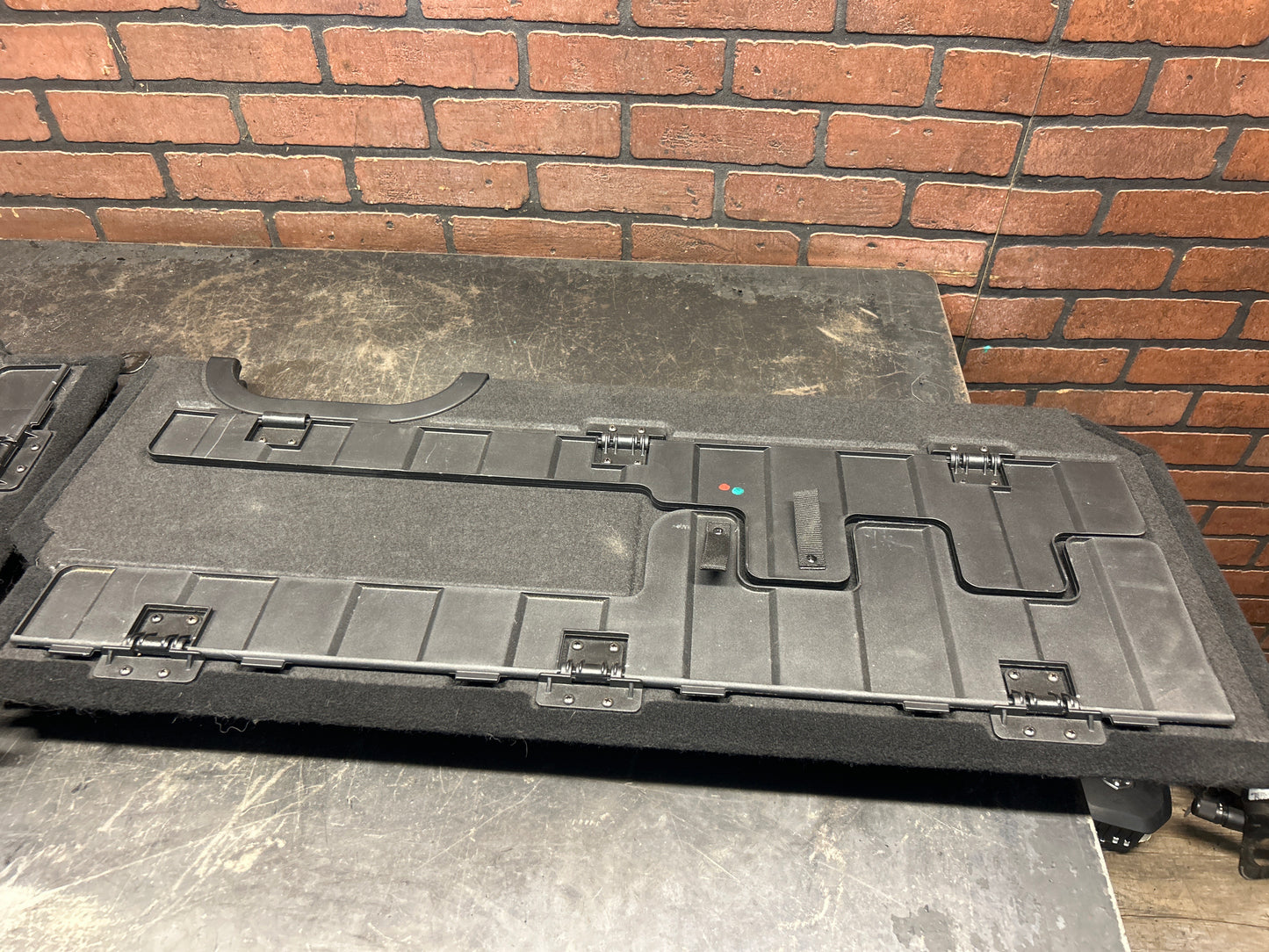 2013-2024 RAM 1500-3500 CREW CAB REAR FOLDING FLOOR CARGO STORAGE TRAY BLACK