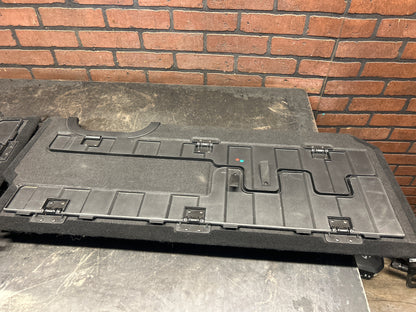 2013-2024 RAM 1500-3500 CREW CAB REAR FOLDING FLOOR CARGO STORAGE TRAY BLACK