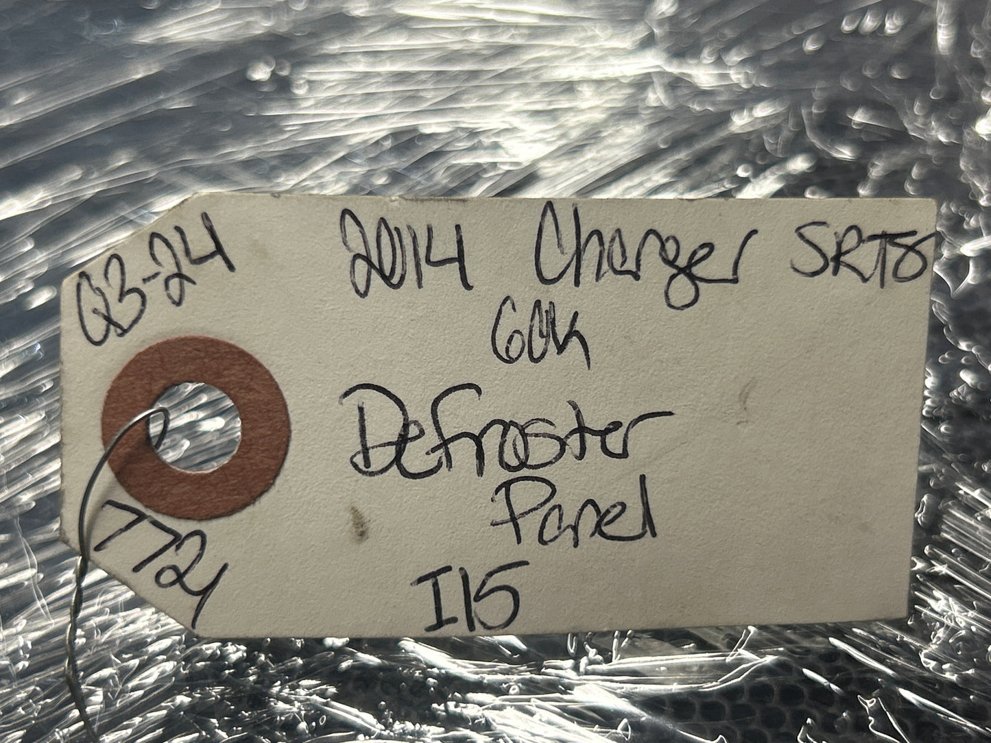 2011-2023 Charger 300 OEM Upper Dash Defroster Grille Panel 1JQ67DX9AK