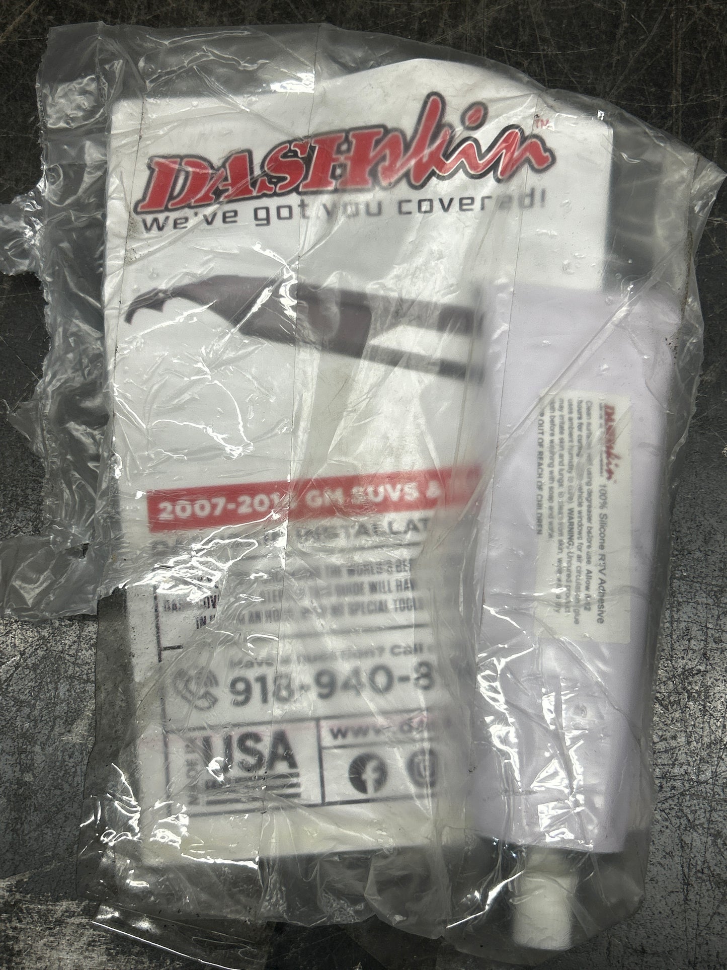 07-14 Chevy Tahoe/Avalanche/Suburban/Yukon/Escalade Dash Skin Defroster Panel