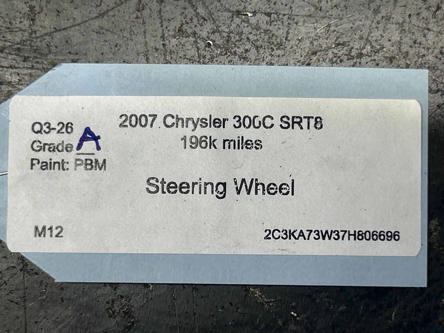 2006-2010 Chrysler 300C SRT8 Steering Wheel Horn Controls OEM 6.1L 1AK841DVAA