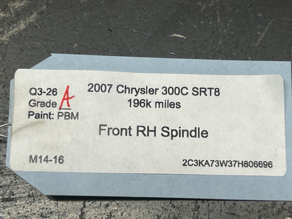 CHRYSLER 300C SRT8 6.1L 05-14 FRONT RIGHT PASSENGER WHEEL SPINDLE KNUCKLE