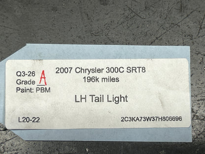 2005-2007 Chrysler 300 SRT8 Rear Driver Left Side Tail Light OEM 04805853AC