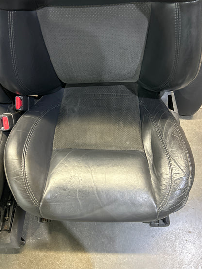 2005-2010 CHRYSLER 300C SRT8 LEATHER SUEDE HEATED FRONTS REAR SEATS OEM