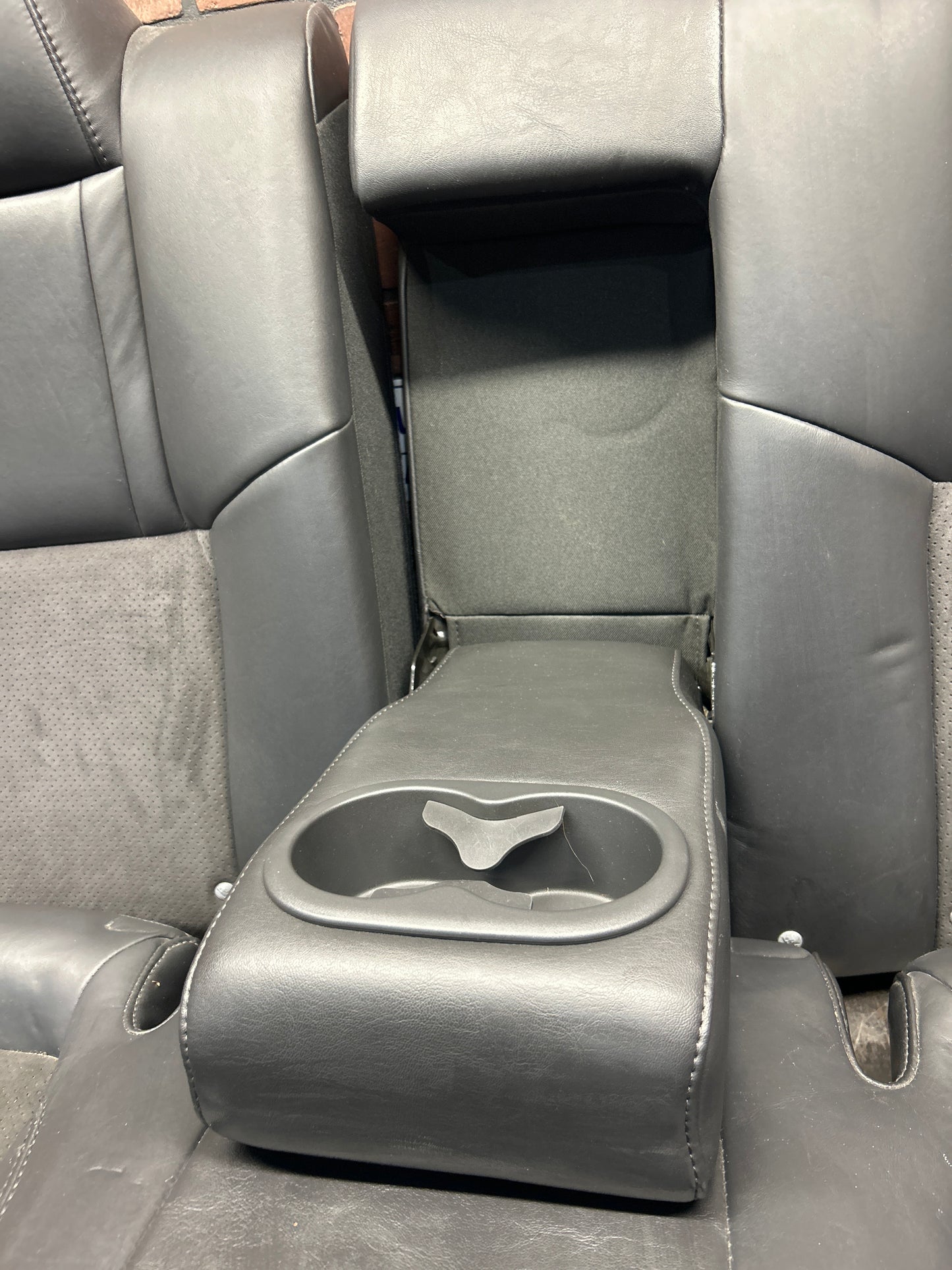 2005-2010 CHRYSLER 300C SRT8 LEATHER SUEDE HEATED FRONTS REAR SEATS OEM
