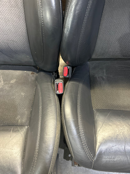 2005-2010 CHRYSLER 300C SRT8 LEATHER SUEDE HEATED FRONTS REAR SEATS OEM