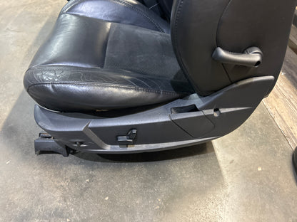 2005-2010 CHRYSLER 300C SRT8 LEATHER SUEDE HEATED FRONTS REAR SEATS OEM