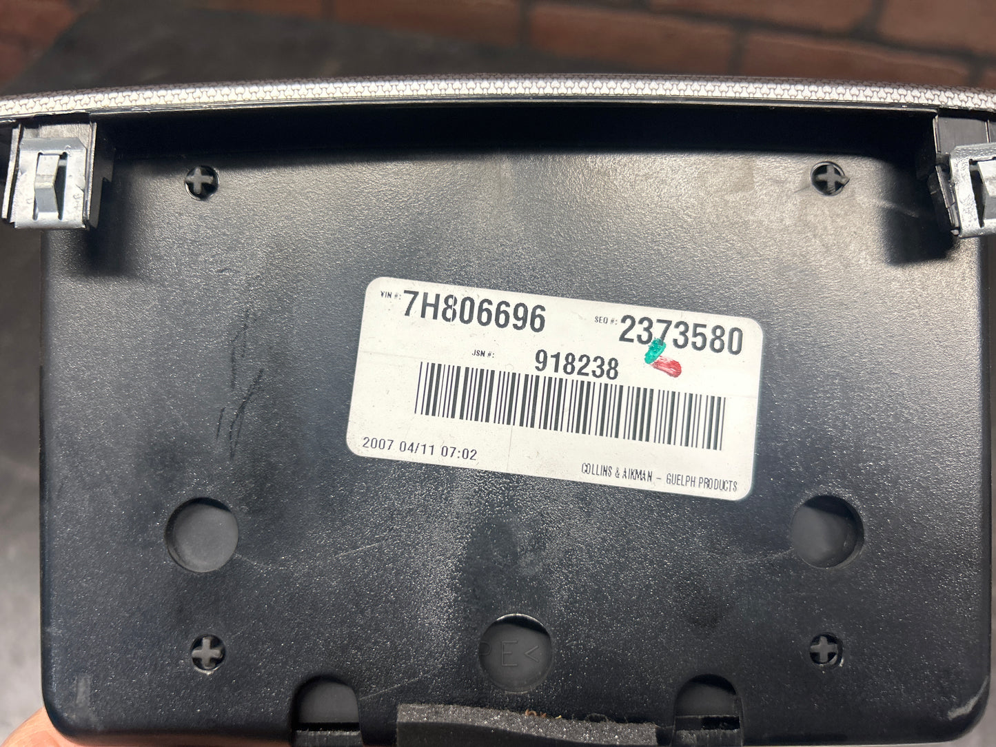 2005-2010 Chrysler 300 Dash Bezel Trim Panel Nav Radio Heater Climate Control