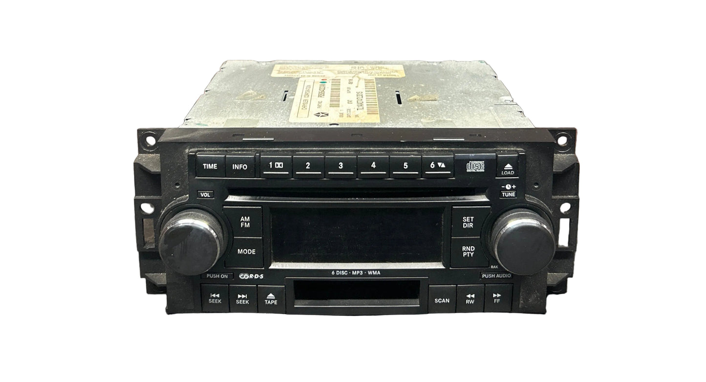 CHRYSLER DODGE JEEP Radio Disc MP3 CD Changer Cassette Player RAK RDS Stereo OEM