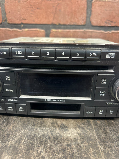 CHRYSLER DODGE JEEP Radio Disc MP3 CD Changer Cassette Player RAK RDS Stereo OEM