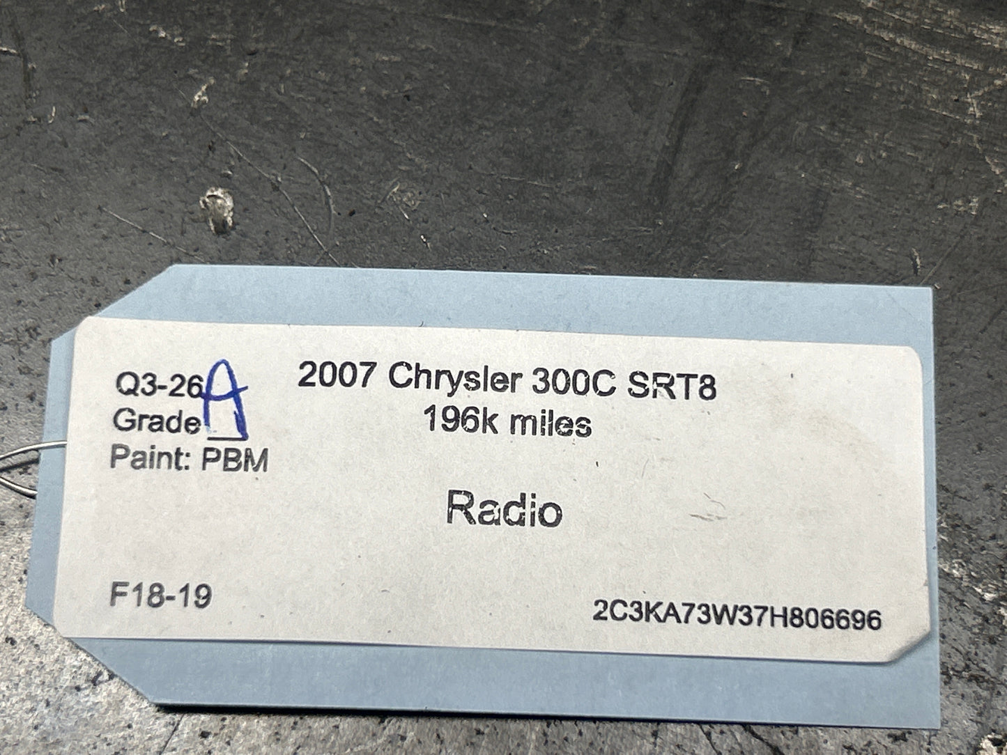 CHRYSLER DODGE JEEP Radio Disc MP3 CD Changer Cassette Player RAK RDS Stereo OEM